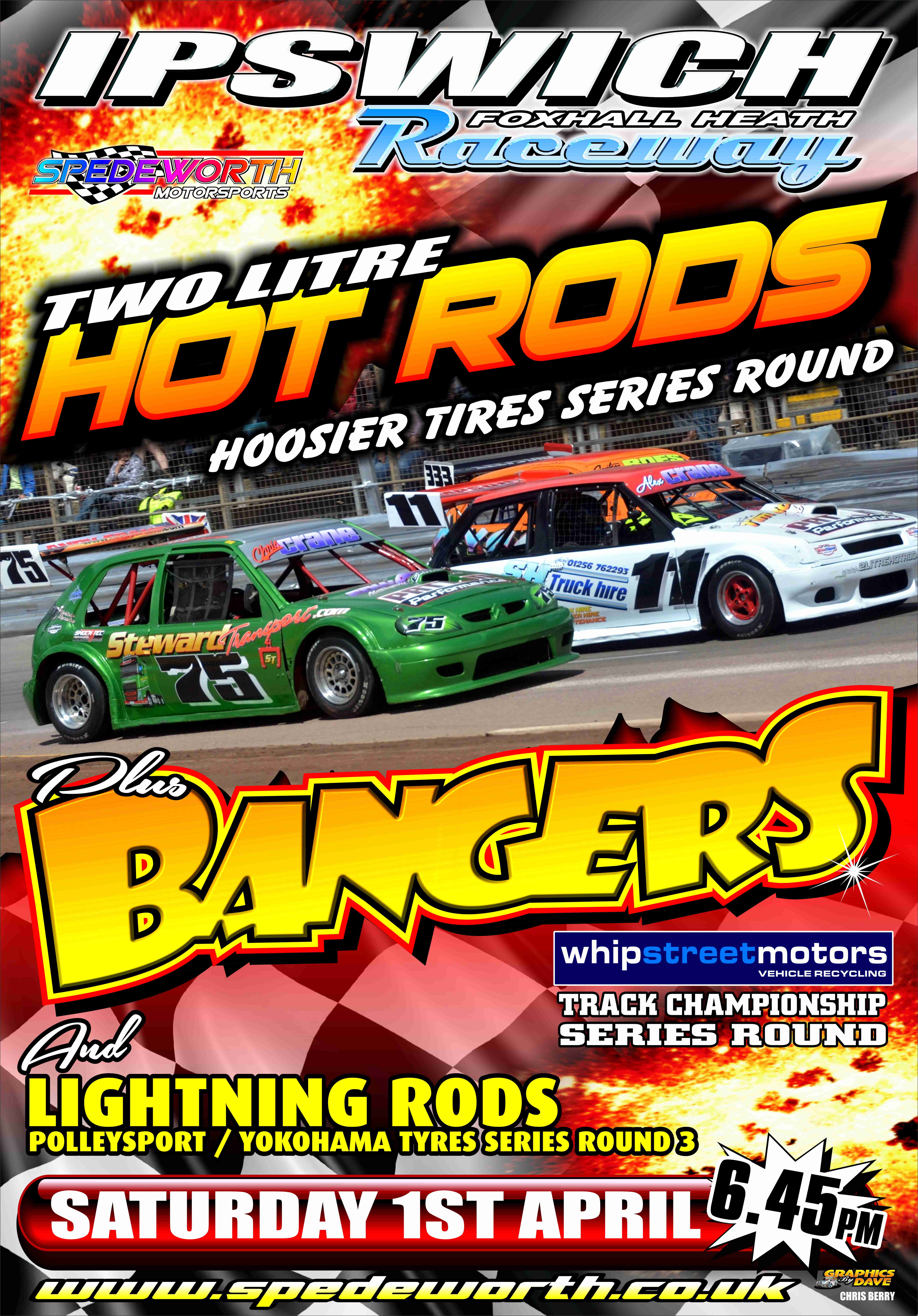 Incarace Motorsport Live, promoting Stock car, Banger and Hot Rod