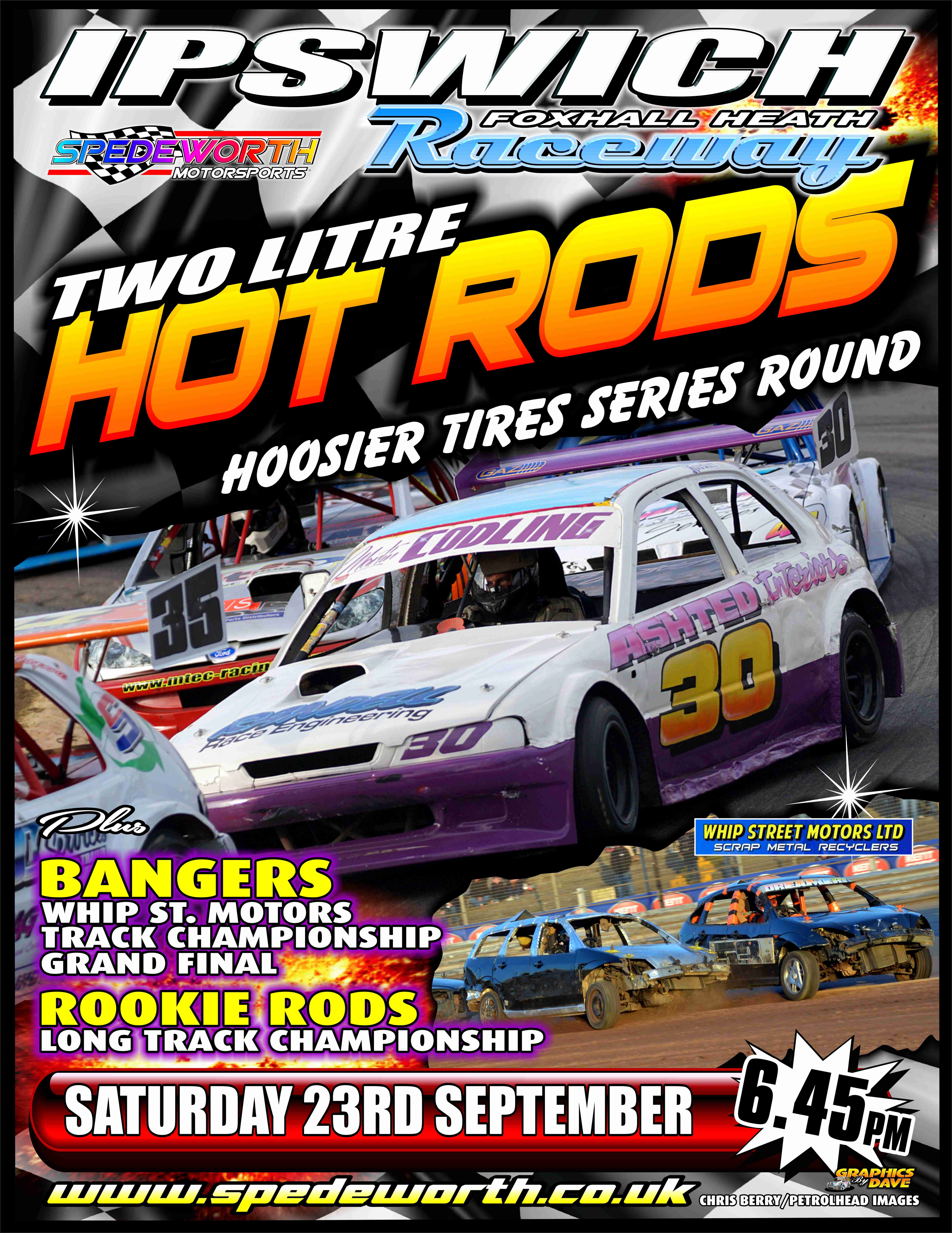Incarace Motorsport Live, promoting Stock car, Banger and Hot Rod